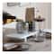 Hello Honey® 15" White Marble Footed Serving Pedestal